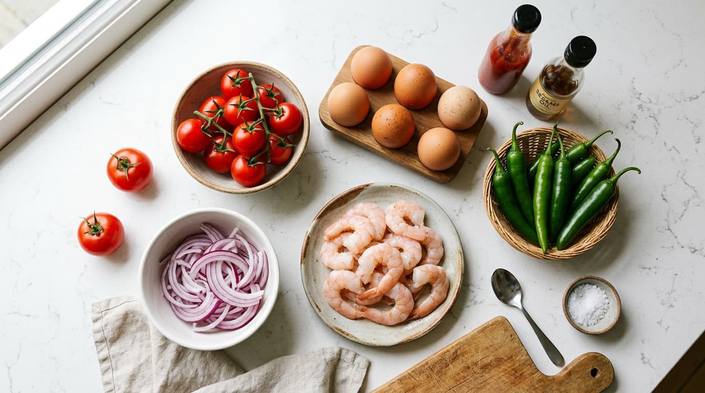 초여름 토마토 달걀 새우볶음 장보기 7가지 체크, 2026년 완숙토마토·흰다리새우·청양고추로 10분 집밥 만드는 기준
