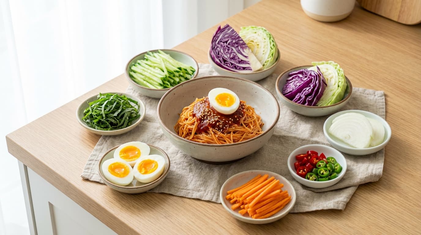 봄 비빔국수 고명 재료 7선, 2026년 오이·깻잎·달걀 먼저 담는 체크포인트
